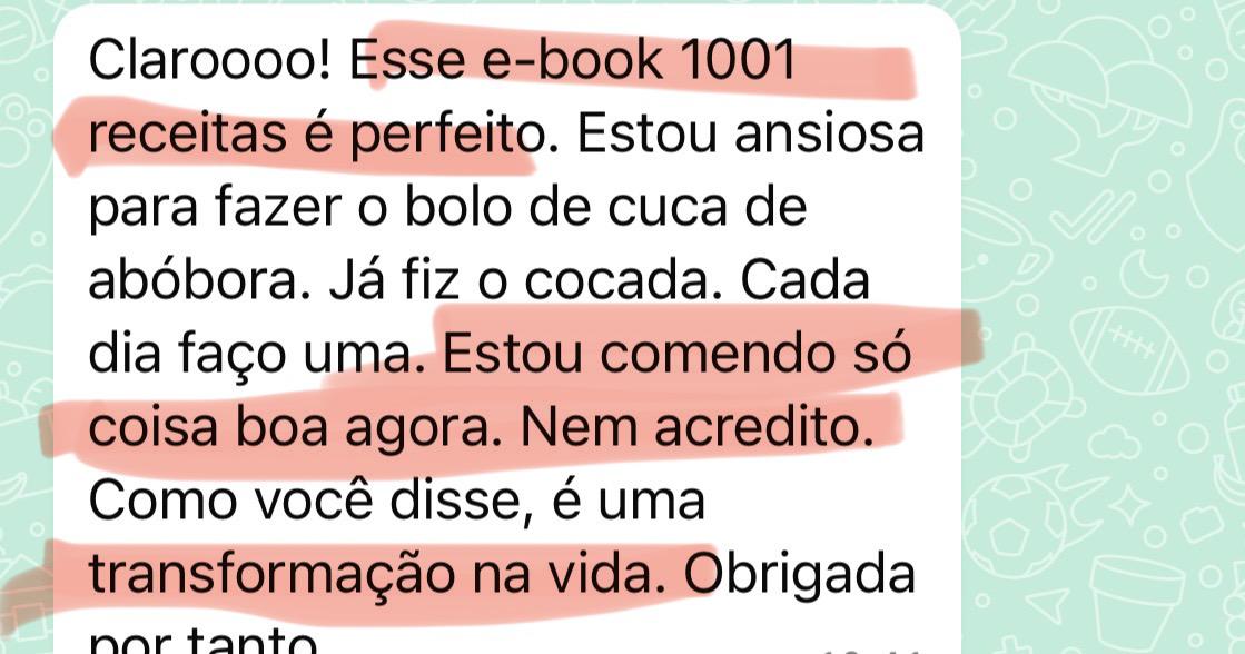 Depoimento escrito sobre o produto