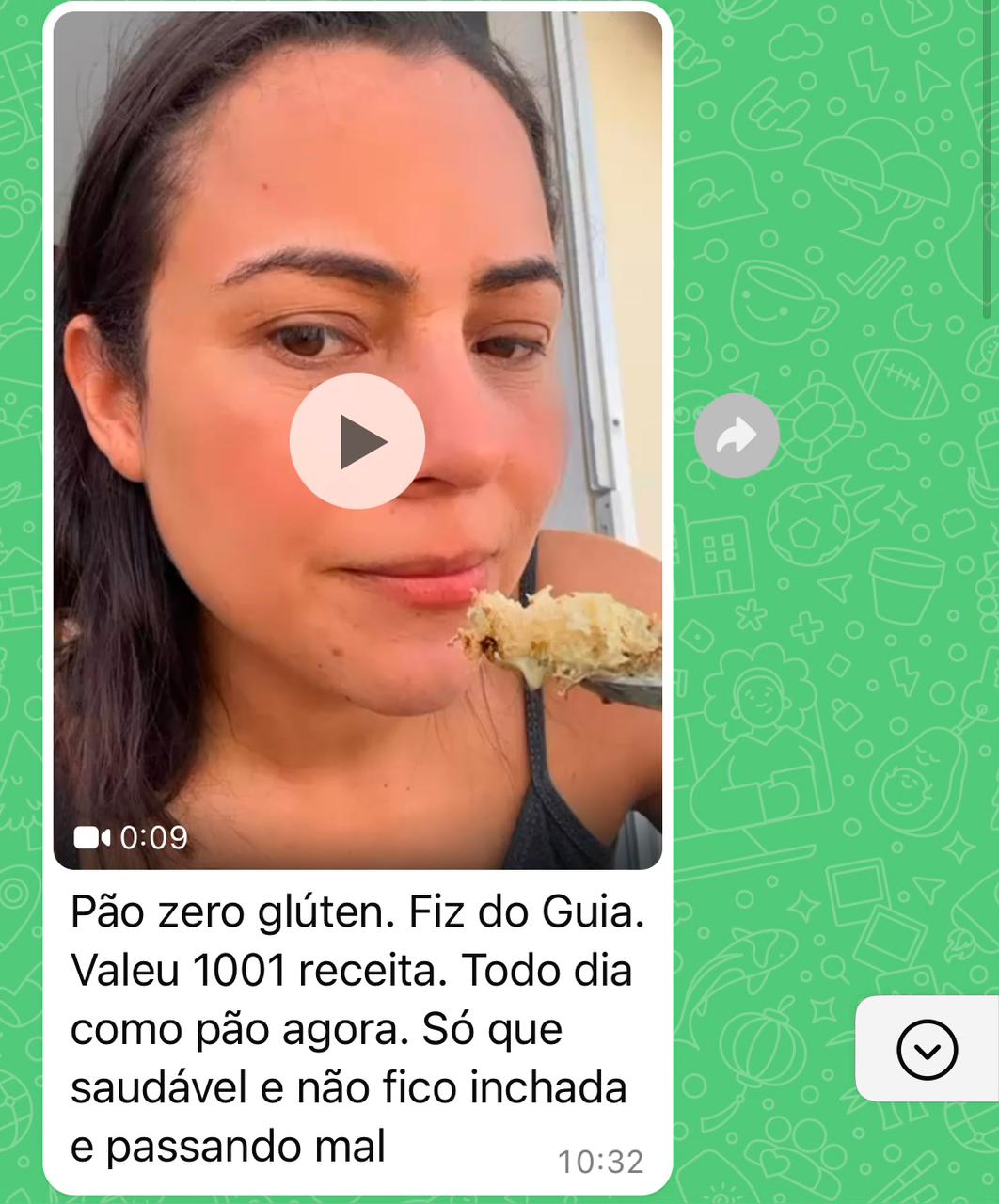 Depoimento de cliente em vídeo ou print